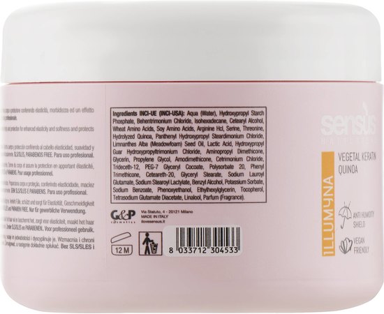 Маска для питания сухих и кудрявых волос Sensus Nutri Discipline Mask, 250 ml, изображение 2