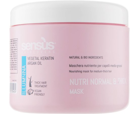 Маска для питания толстых сухих волос Sensus Nutri Normal & Thick Mask, 500 ml