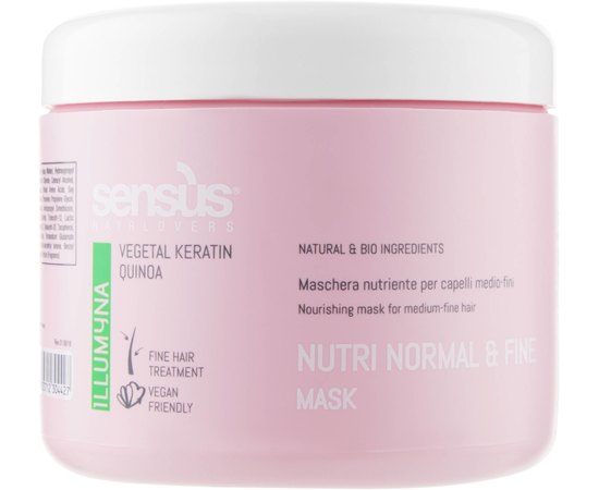 Маска для питания тонких сухих волос Sensus Nutri Normal & Fine Mask, 500 ml