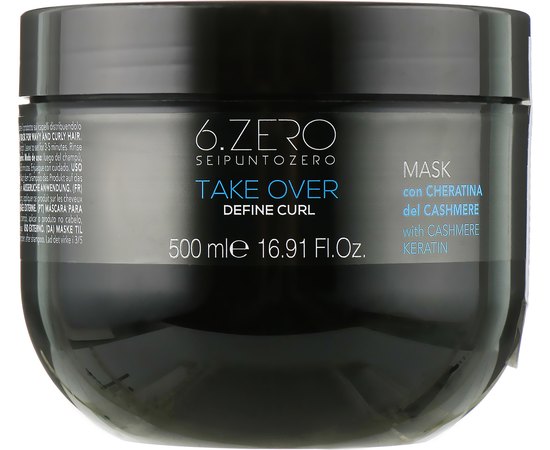 Маска для вьющихся волос SeipuntoZero Take Over Define Curl Mask, 500 ml