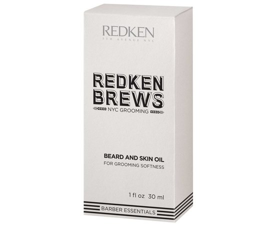 Масло для бороды и кожи лица Redken Brews Beard & Skin Oil, 30 ml, изображение 2