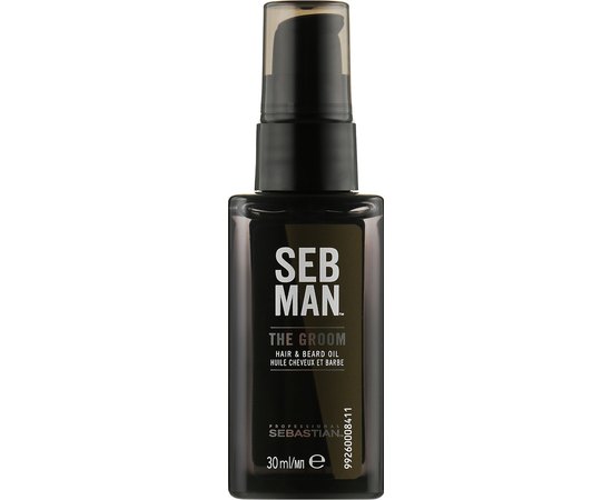 Sebastian Professional Seb Man The Groom Масло для догляду за волоссям і бородою, 30 мл, фото 