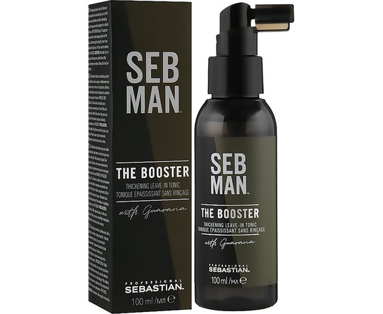 Несмываемый тоник для густоты и стайлинга волос Sebastian Professional Seb Man The Booster, 100 ml, изображение 2