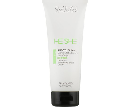 Разглаживающий крем для вьющихся волос SeipuntoZero He.She Smooth Cream, 200 ml