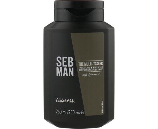 Шампунь 3 в 1 для волос, бороды и тела Sebastian Professional Seb Man The Multi-Tasker