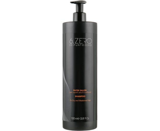 Шампунь для сухих и ослабленных волос SeipuntoZero Salon Treatments Nutri Shampoo, 1000 ml