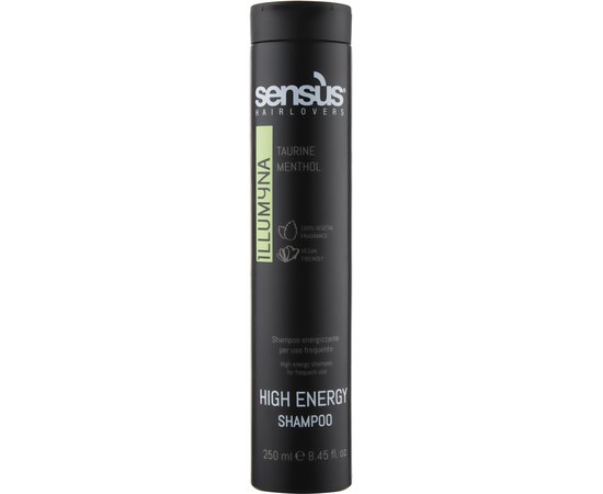 Шампунь для волос для мужчин Sensus High Energy Shampoo, 250 ml