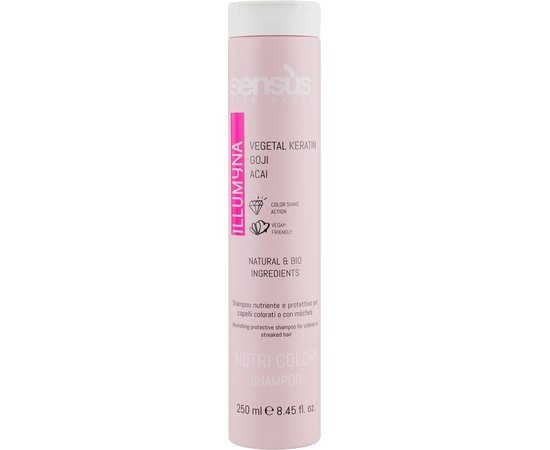 Шампунь для защиты цвета окрашенных и мелированных волос Sensus Nutri Color Shampoo