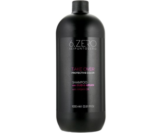 SeipuntoZero Take Over Protective Color Shampoo Шампунь для захисту кольору фарбованого волосся, 1000 ml, фото 