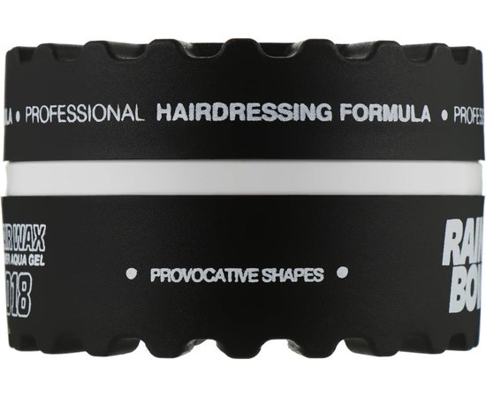 Воск Фиксирующий черный Rainbow Hair Wax Power Aqua Gel, 100 ml, изображение 2