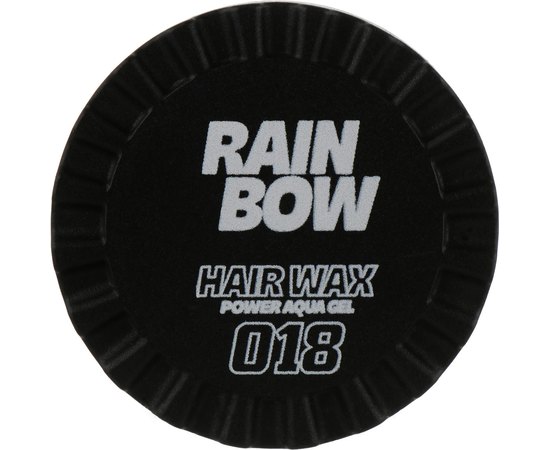 Воск Фиксирующий черный Rainbow Hair Wax Power Aqua Gel, 100 ml