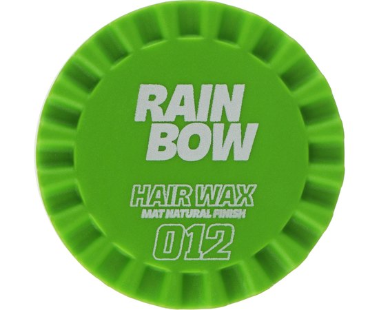Віск Фіксуючий зелений Rainbow Hair Wax Mat Natural Finish, 100 ml, фото 