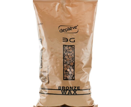 Depileve Bead Bronze Film Wax Men Бронзовою віск в гранулах для чоловіків, 500 г, фото 