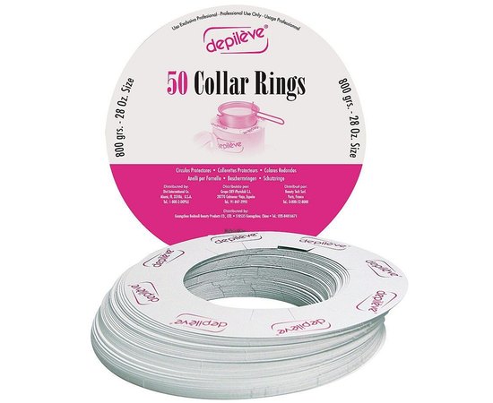 Бумажные кольца для банок Depileve Collar Rings