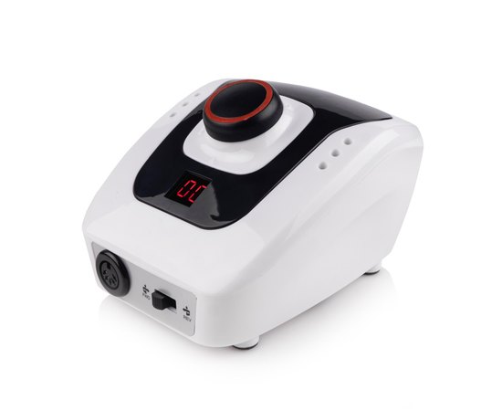 Фрезер для маникюра бело-черный Simei DM-206, 45 W/ 35000 об, изображение 2