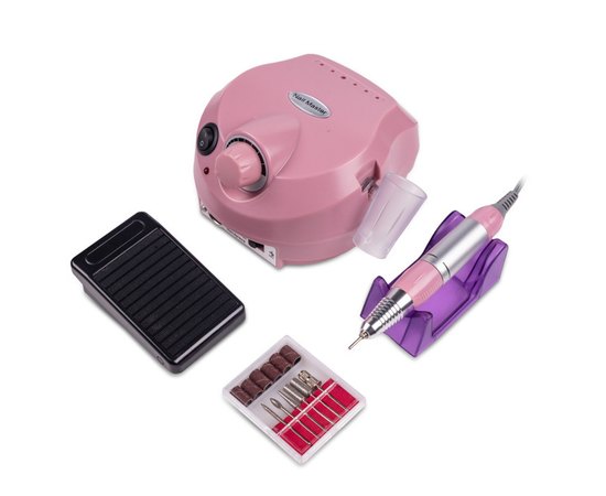 Фрезер для маникюра ZS-601 Professional Pink, 45 W/ 35000 об, изображение 2