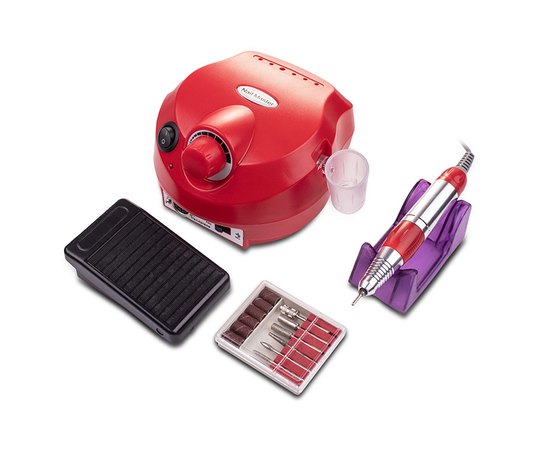 Фрезер для маникюра ZS-601 Professional Red, 45 W/ 35000 об, изображение 2