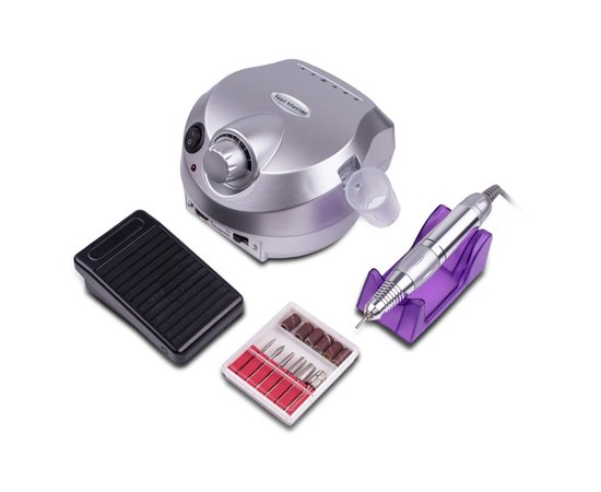 Фрезер для маникюра ZS-601 Professional Silver, 45 W/ 35000 об, изображение 2