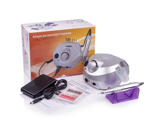 Фрезер для маникюра ZS-601 Professional Silver, 45 W/ 35000 об, изображение 5