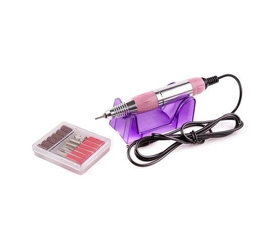Фрезер для маникюра ZS-603 Professional Pink, 45 W/ 35000 об, изображение 3
