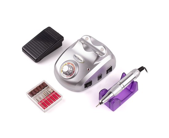 Фрезер для маникюра ZS-603 Professional Silver, 45 W/ 35000 об, изображение 2