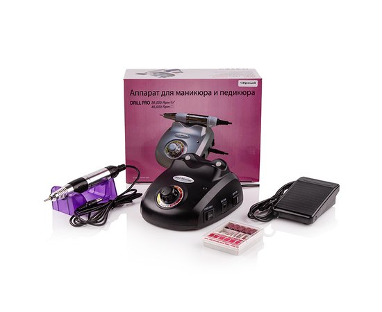 Фрезер для маникюраZS-603 Professional Black, 45 W/ 35000 об, изображение 4