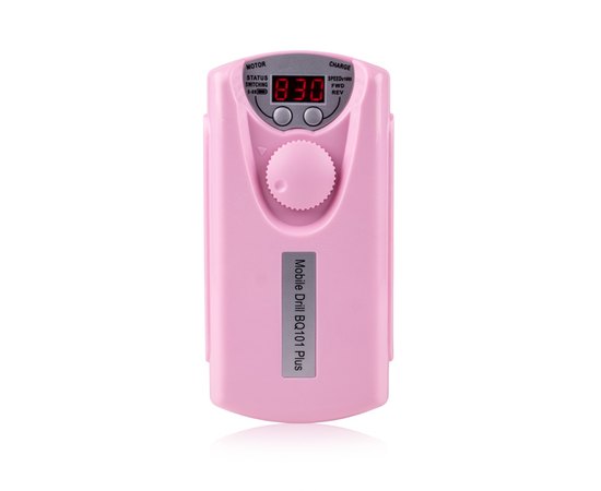 Фрезер портативный с аккумулятором Mobile Drill BQ-101 Pink, 45 W/35000 об., изображение 2