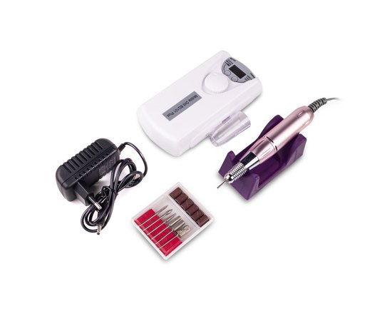 Фрезер портативный с аккумулятором Mobile Drill BQ-101 White, 45 W/35000 об., изображение 4