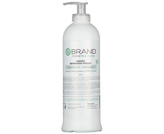 Холодный раствор для бандажного обертывания Ebrand Liquido Bendaggio Freddo, 500 ml