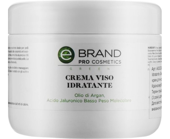Ebrand Crema Viso P.Normali Idratante Зволожуючий і поживний крем для нормальної шкіри, 250 мл, фото 