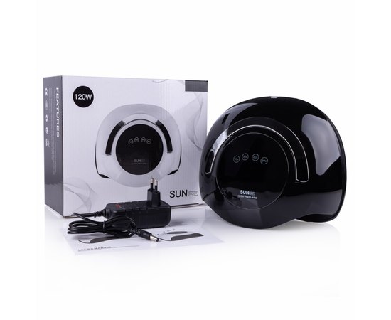 Лампа для манікюру із ручкою Sun BQ-5T Black Led+Uv, 120 W, фото _ab__is.image_number.default