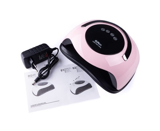Лампа для манікюру із ручкою Sun BQ-5T Pink Led+Uv, 120 W, фото _ab__is.image_number.default