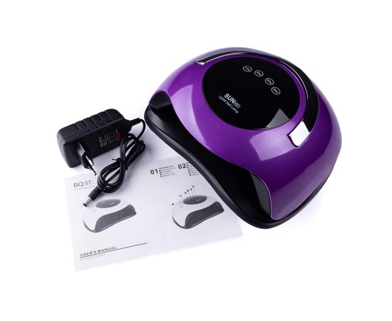 Лампа для манікюру із ручкою Sun BQ-5T Violet Led+Uv, 120 W, фото _ab__is.image_number.default