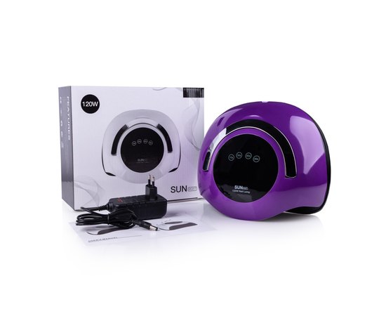 Лампа для манікюру із ручкою Sun BQ-5T Violet Led+Uv, 120 W, фото _ab__is.image_number.default
