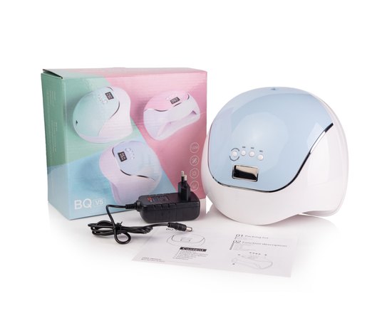 Лампа для манікюру Sun BQ-V5 Macaroon Blue Led+Uv, 120 W, фото _ab__is.image_number.default