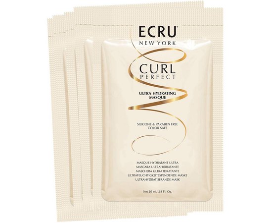 Маска для волос Идеальные локоны ECRU NY Curl Perfect Ultra Hydrating Masque, 20 ml, изображение 2