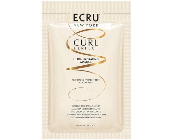 Маска для волосся Ідеальні локони ECRU NY Curl Perfect Ultra Hydrating Masque, 20 ml, фото 