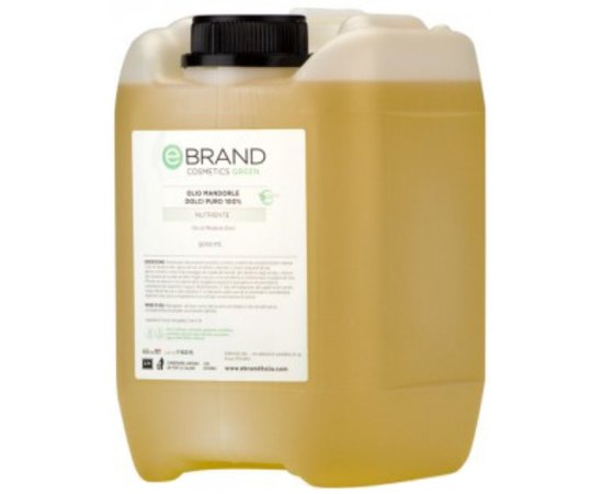 Массажное масло Сладкий миндаль 100% для чувствительной кожи лица и тела Ebrand Olio Massaggio Mandorle Dolci Puro 100%, изображение 2