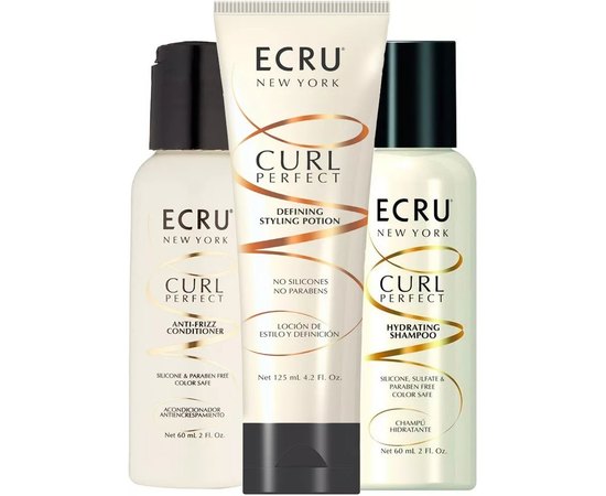 Набор Идеальные локоны ECRU NY Curl Defining Kit