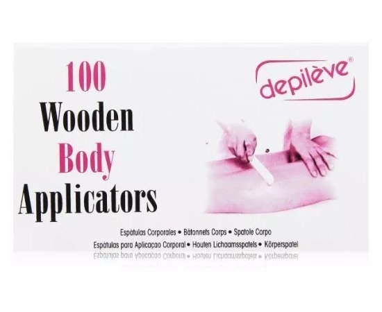 Depileve Body Spatulas Одноразові шпателі для тіла, 100 шт, фото 