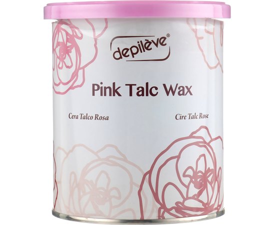Розовый воск с тальком Depileve Pink Talc Wax Can, 750 ml