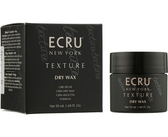 Сухий віск для волосся текстуруючий ECRU NY Texture Dry Wax, 50 ml, фото _ab__is.image_number.default