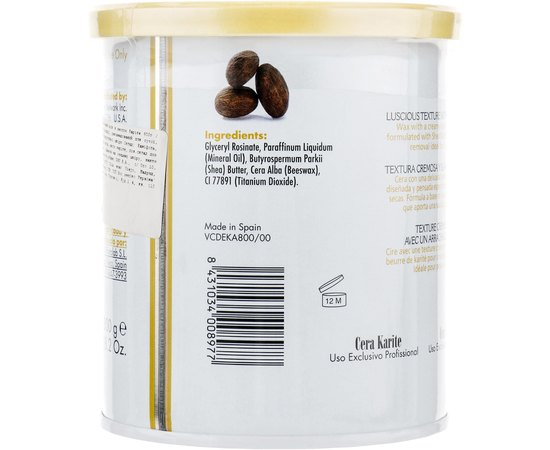 Depileve Karite Film Wax Can Віск у банку плівковий з маслом каріте, 800 г, фото _ab__is.image_number.default