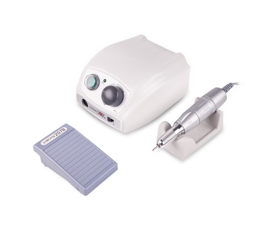 Фрезер для маникюра с ручкой 120ІІ Strong 207 SILVER, 65 W/ 35000 об., изображение 2