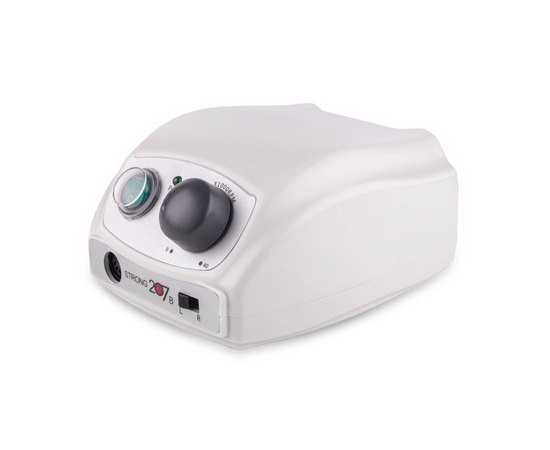 Фрезер для маникюра с ручкой 120ІІ Strong 207 SILVER, 65 W/ 35000 об., изображение 3