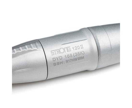 Фрезер для маникюра с ручкой 120ІІ Strong 207 SILVER, 65 W/ 35000 об., изображение 5