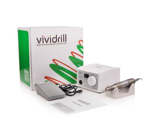 Фрезер для маникюра с ручкой HP-101 Vividrill CLA-101, 65 W/ 35000 об., изображение 5