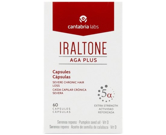 Cantabria Iraltone Capsules Aga Капсули для лікування випадіння волосся, 60 шт, фото _ab__is.image_number.default