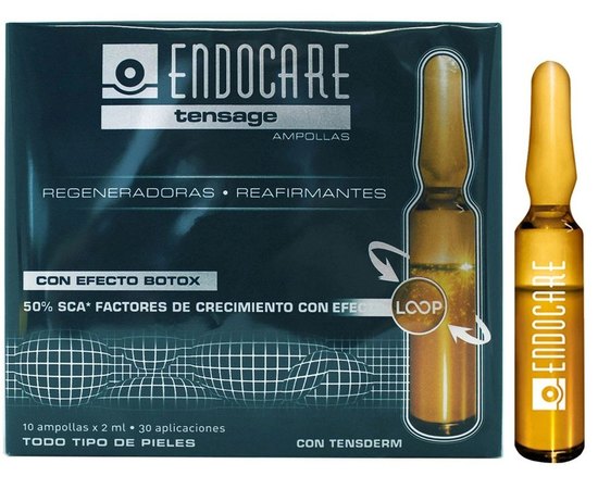 Cantabria Endocare Tensage Concentrate Регенеруючий ліфтинговий концентрат, 10 шт х 2 мл, фото _ab__is.image_number.default