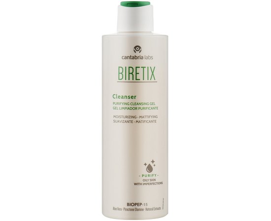 Очищающий гель Cantabria Biretix Cleanser-Purifying Cleansing Gel, 200 ml